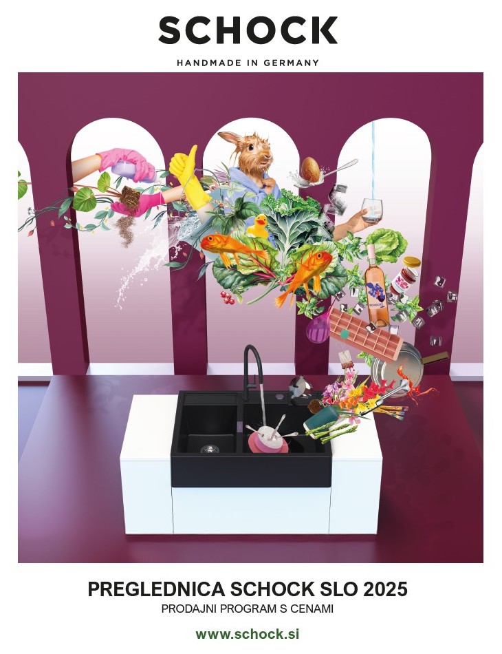 Preglednica prodajnega programa SCHOCK 2025 (za slovenski trg)